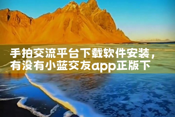 手拍交流平台下载软件安装