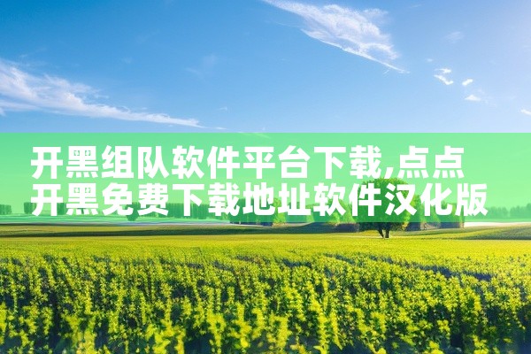 开黑组队软件平台下载