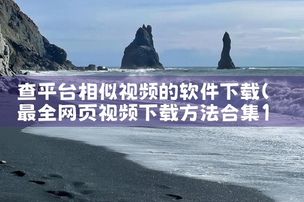 查平台相似视频的软件下载
